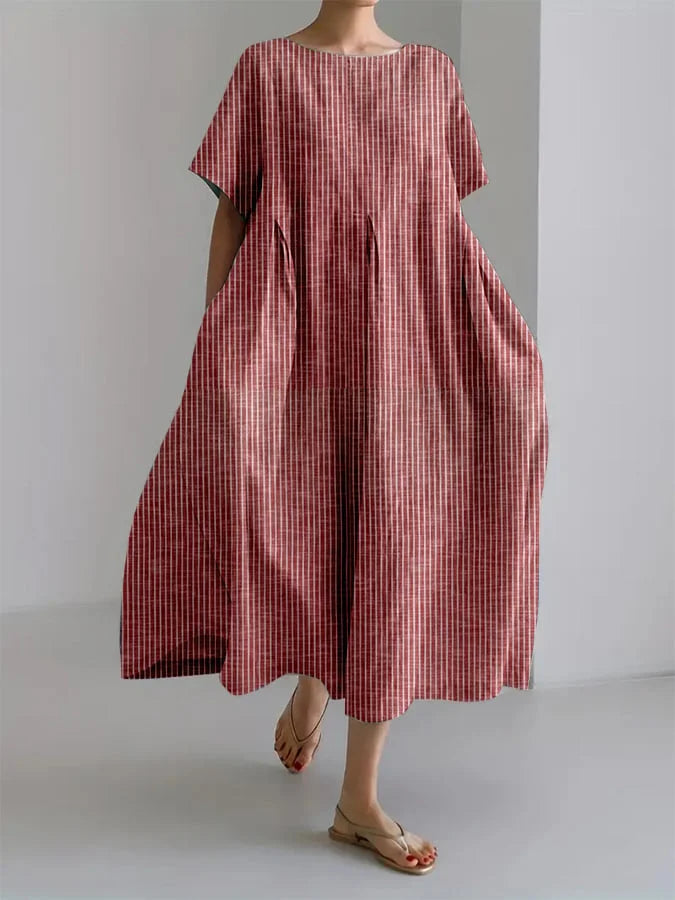 Bianca™ | Casual Long Dress with Comfortable Cut & Retro Style