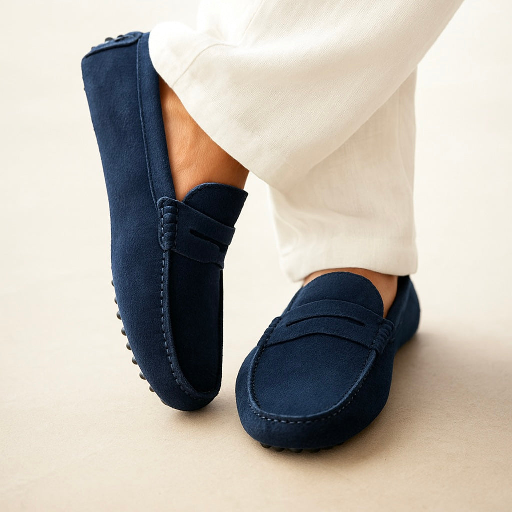 Suede Driving Shoes