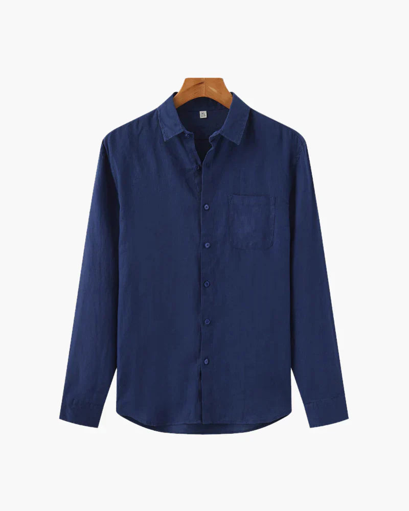 Long Sleeve Light Linen Shirt