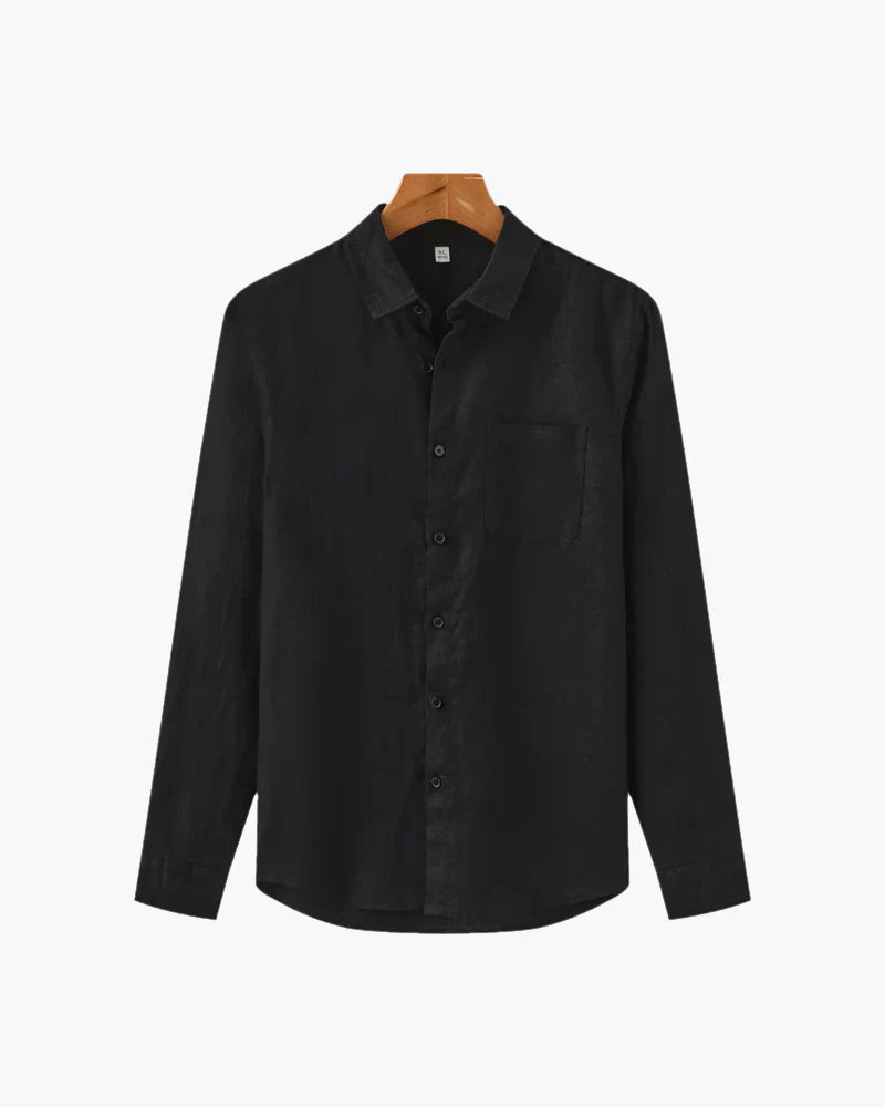 Long Sleeve Light Linen Shirt