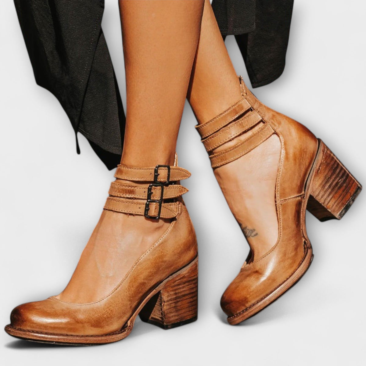 Bella - Stylish Strapped Boots