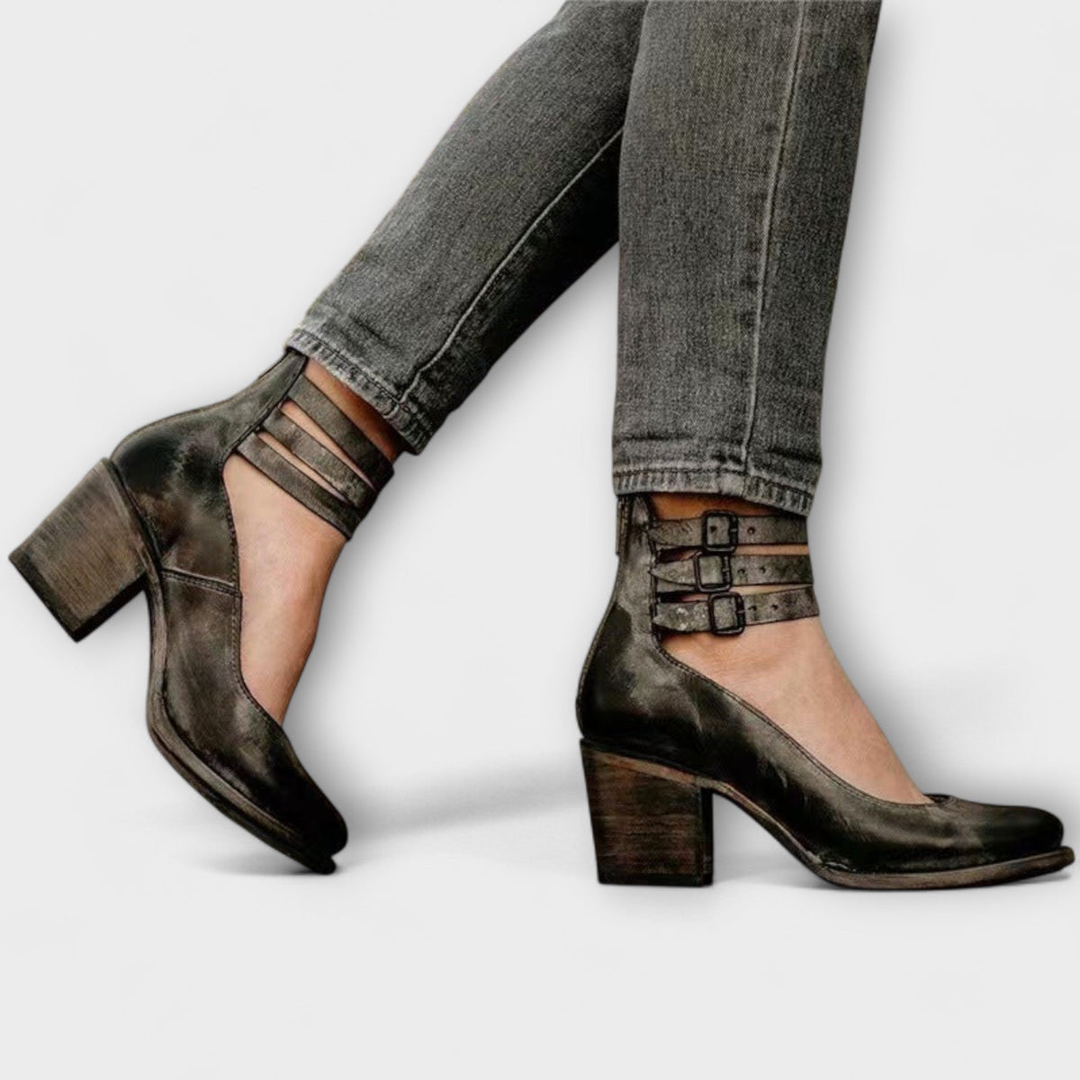 Bella - Stylish Strapped Boots