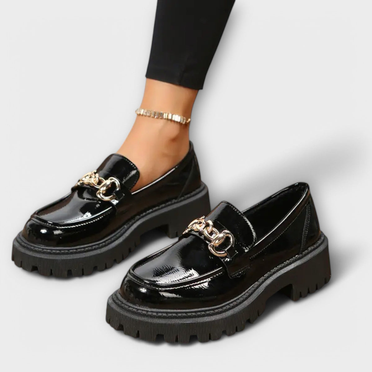Virella – Platform Loafers with Buckle