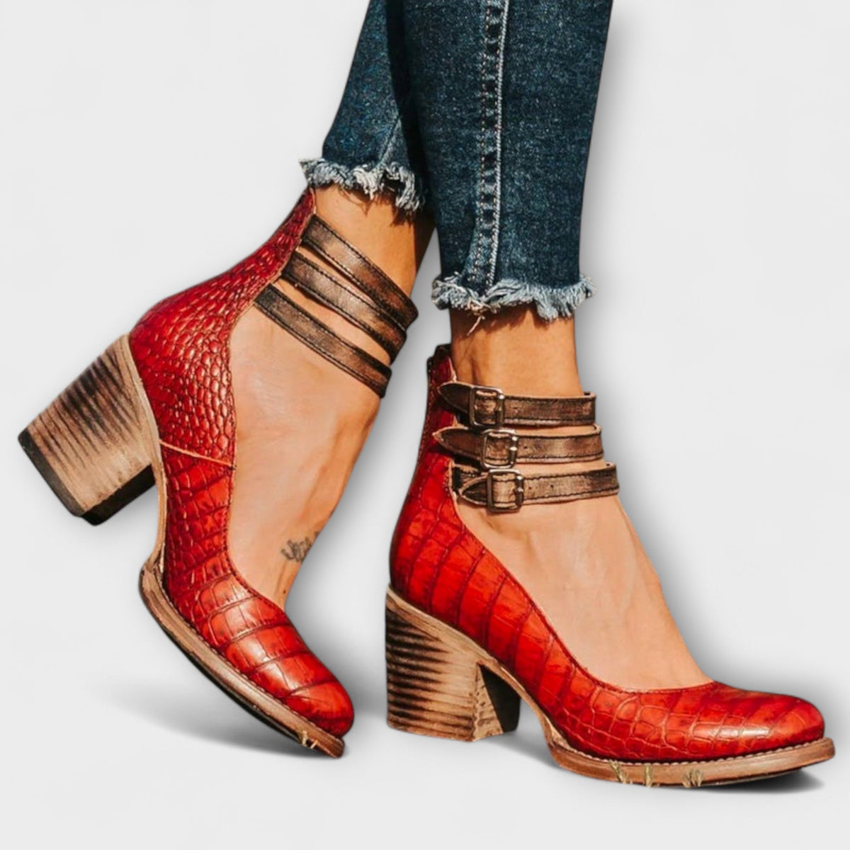 Bella - Stylish Strapped Boots