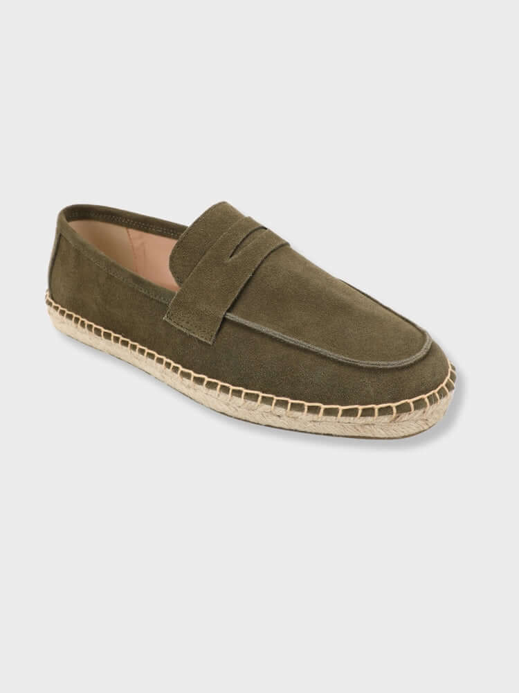 ST. TROPEZ Suede Espadrilles