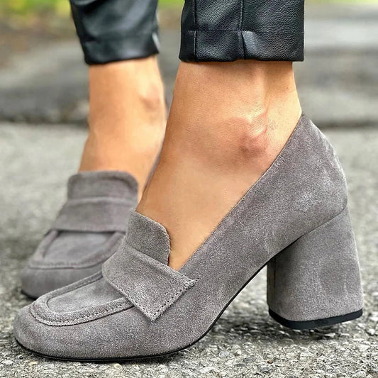 Bria™ | Block Heel Loafers