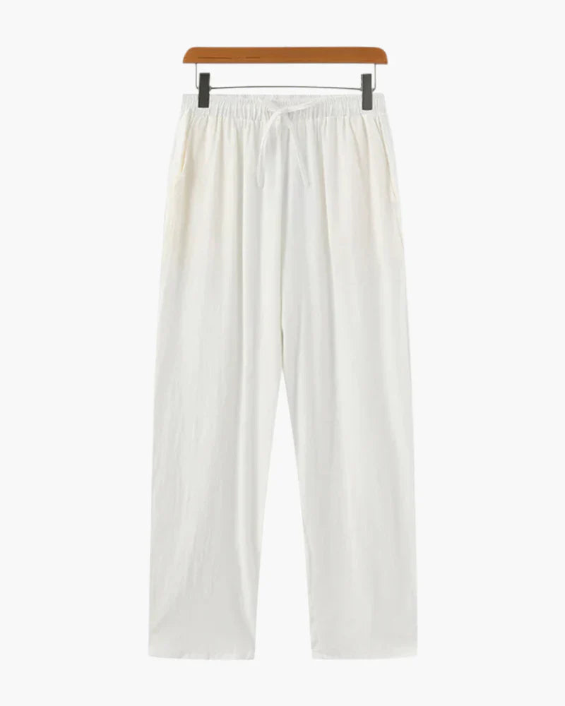 Linen Drawstring Pants