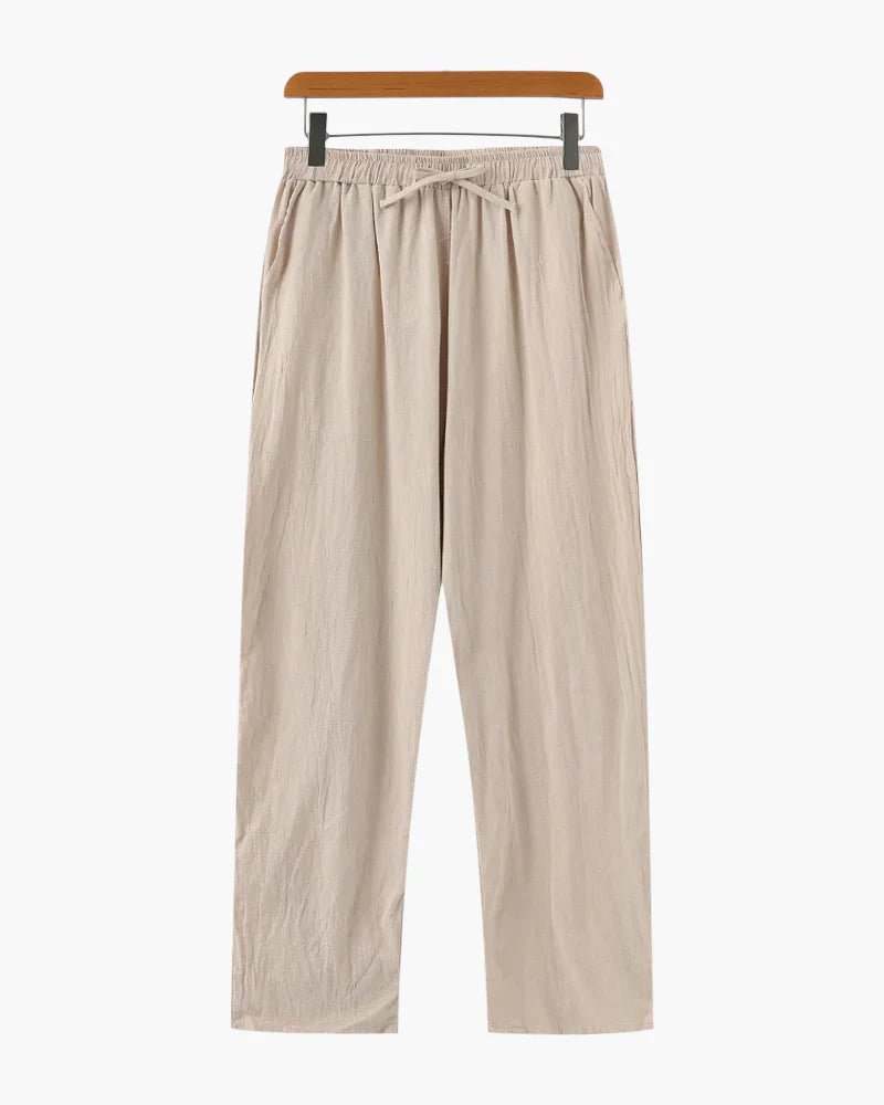 Linen Drawstring Pants