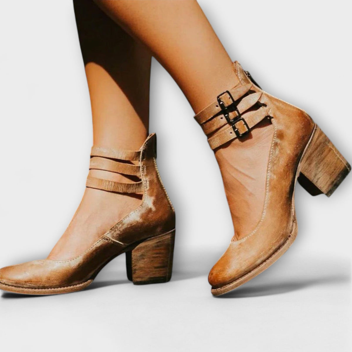 Bella - Stylish Strapped Boots