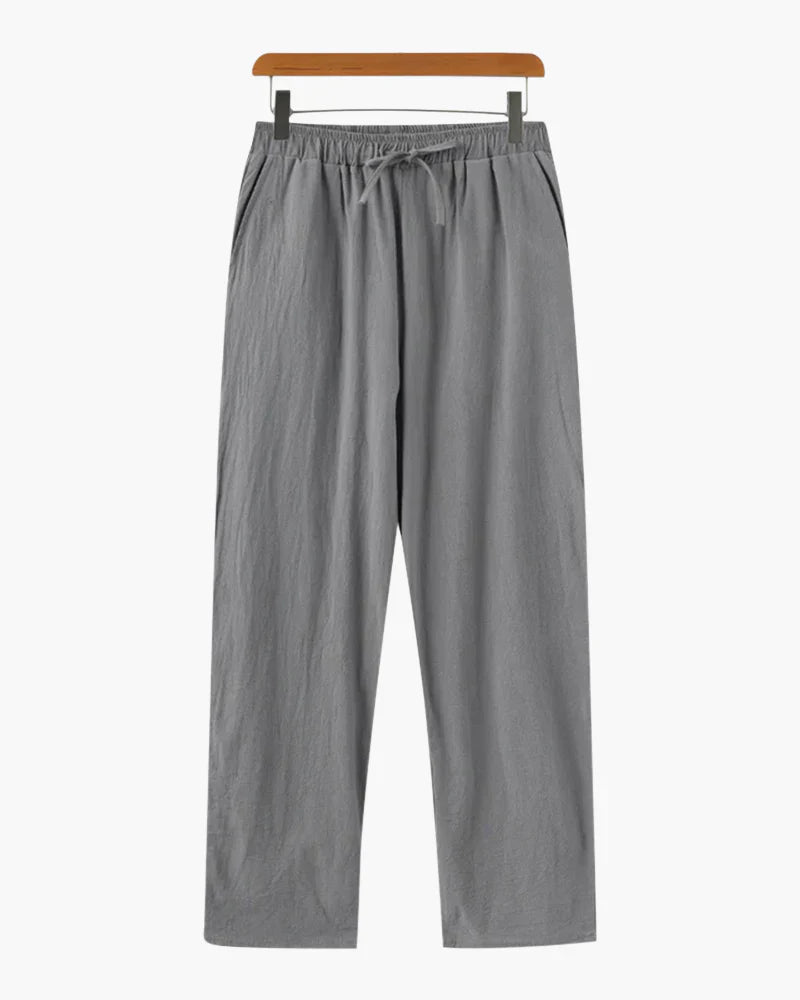 Linen Drawstring Pants