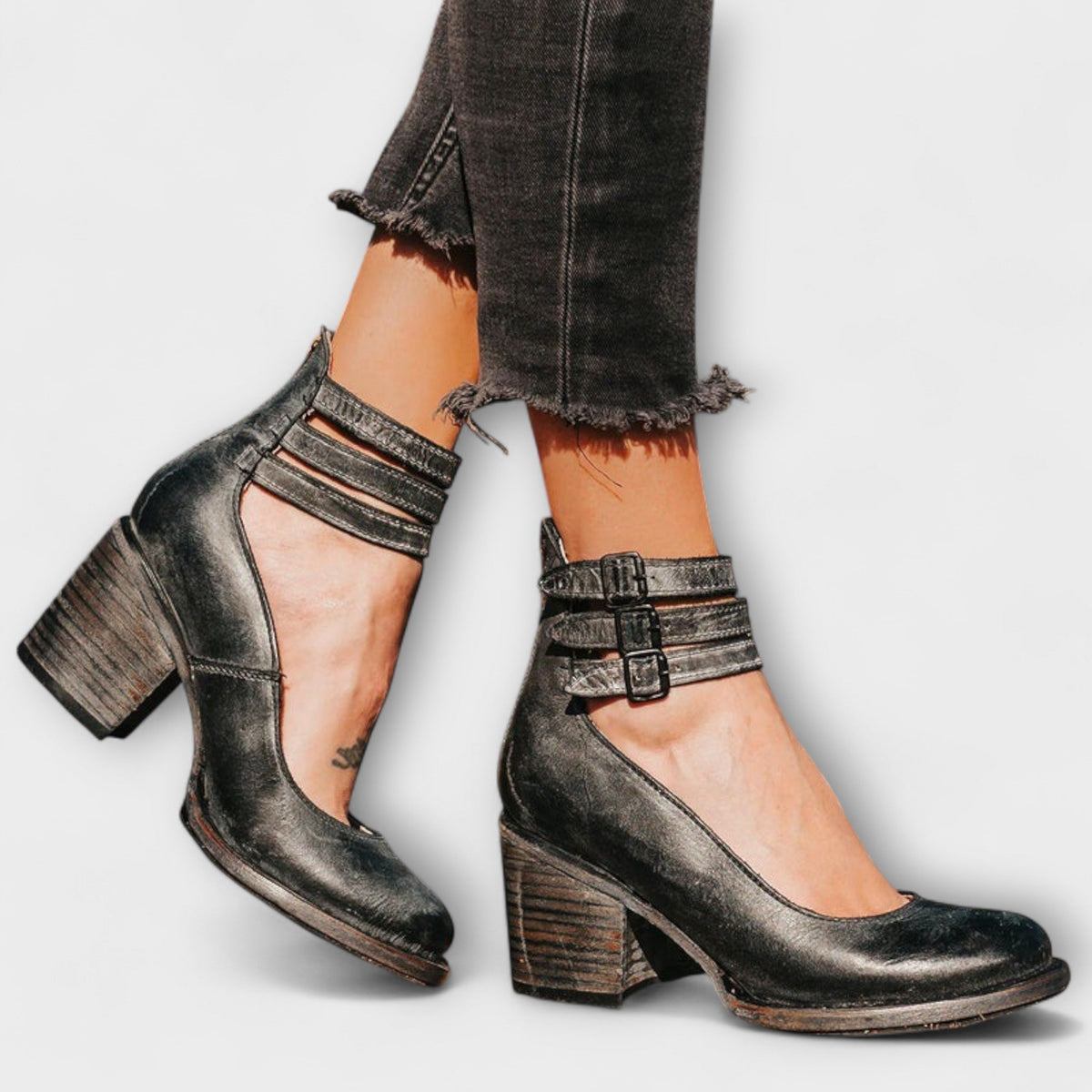 Bella - Stylish Strapped Boots