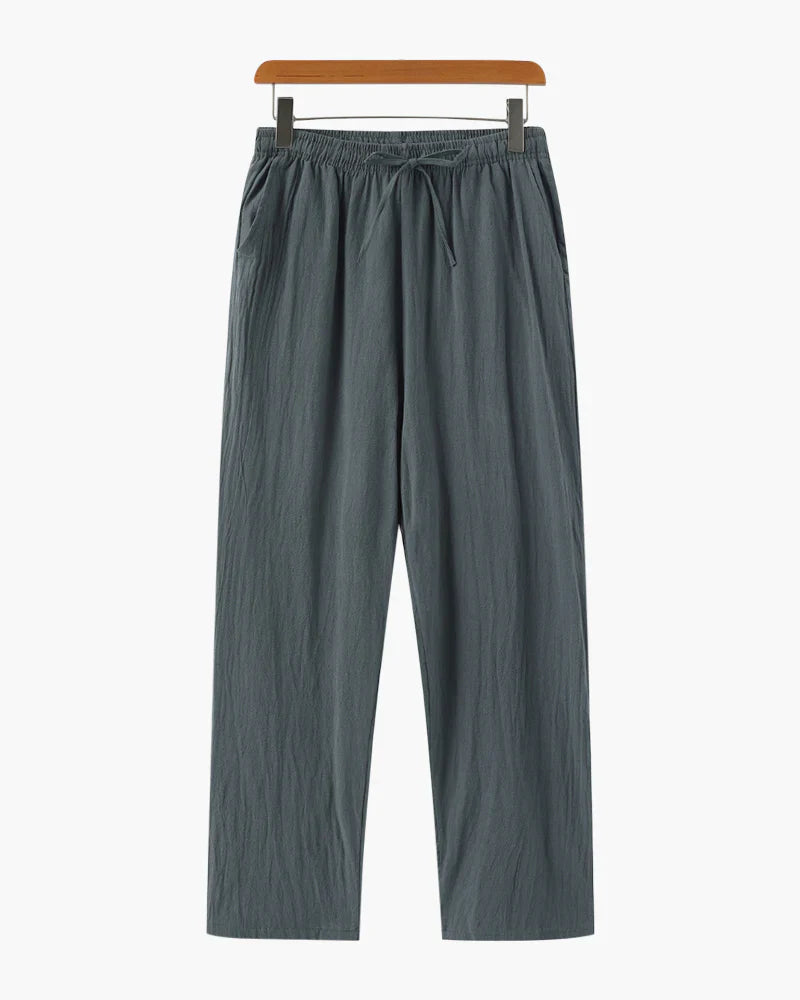 Linen Drawstring Pants