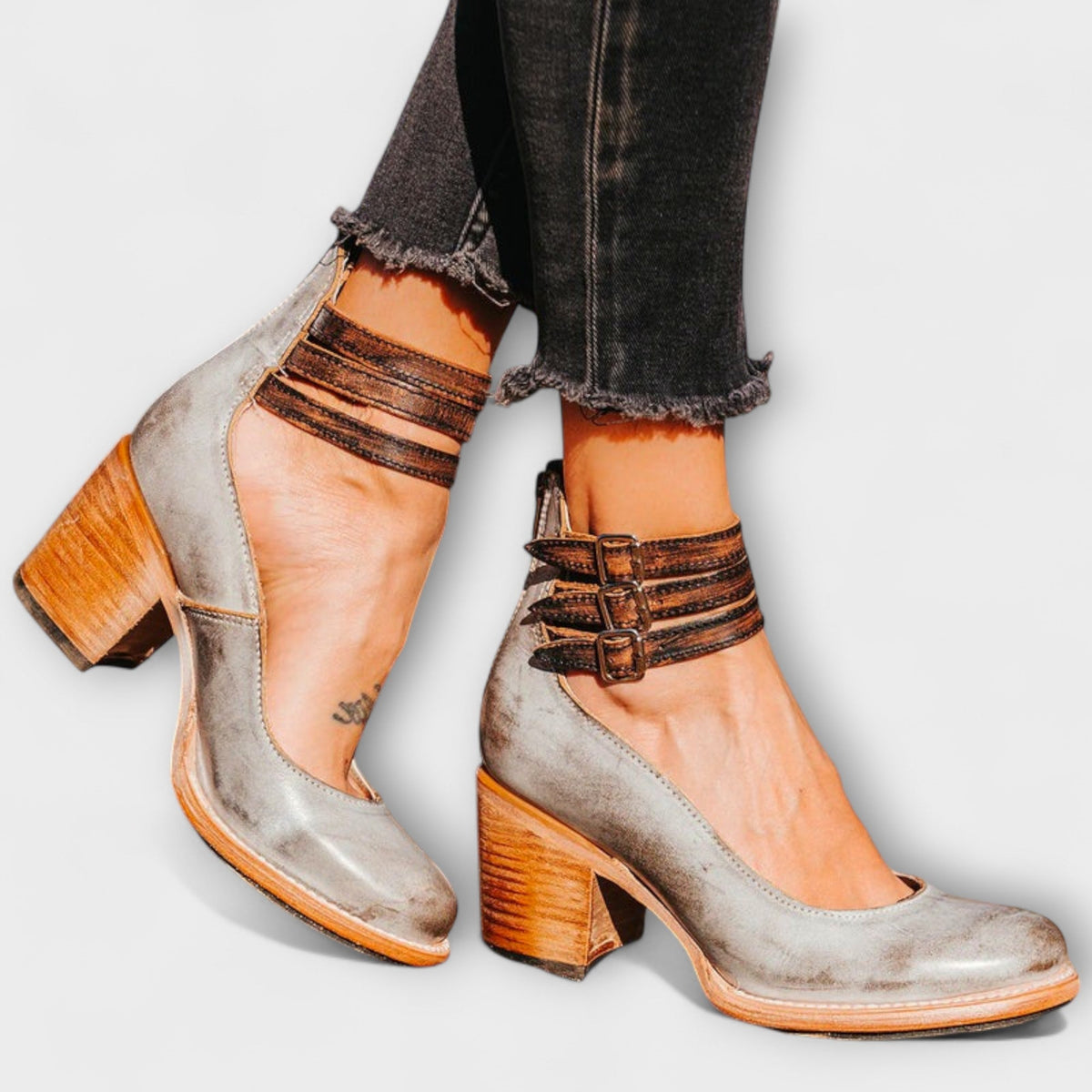 Bella - Stylish Strapped Boots