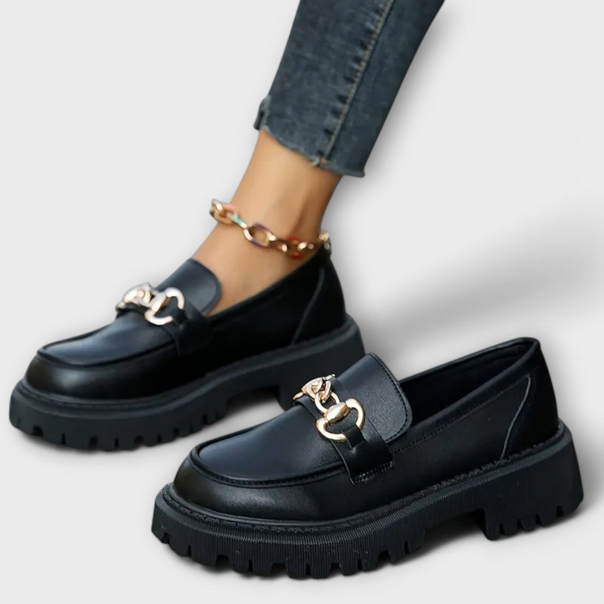 Virella – Platform Loafers with Buckle