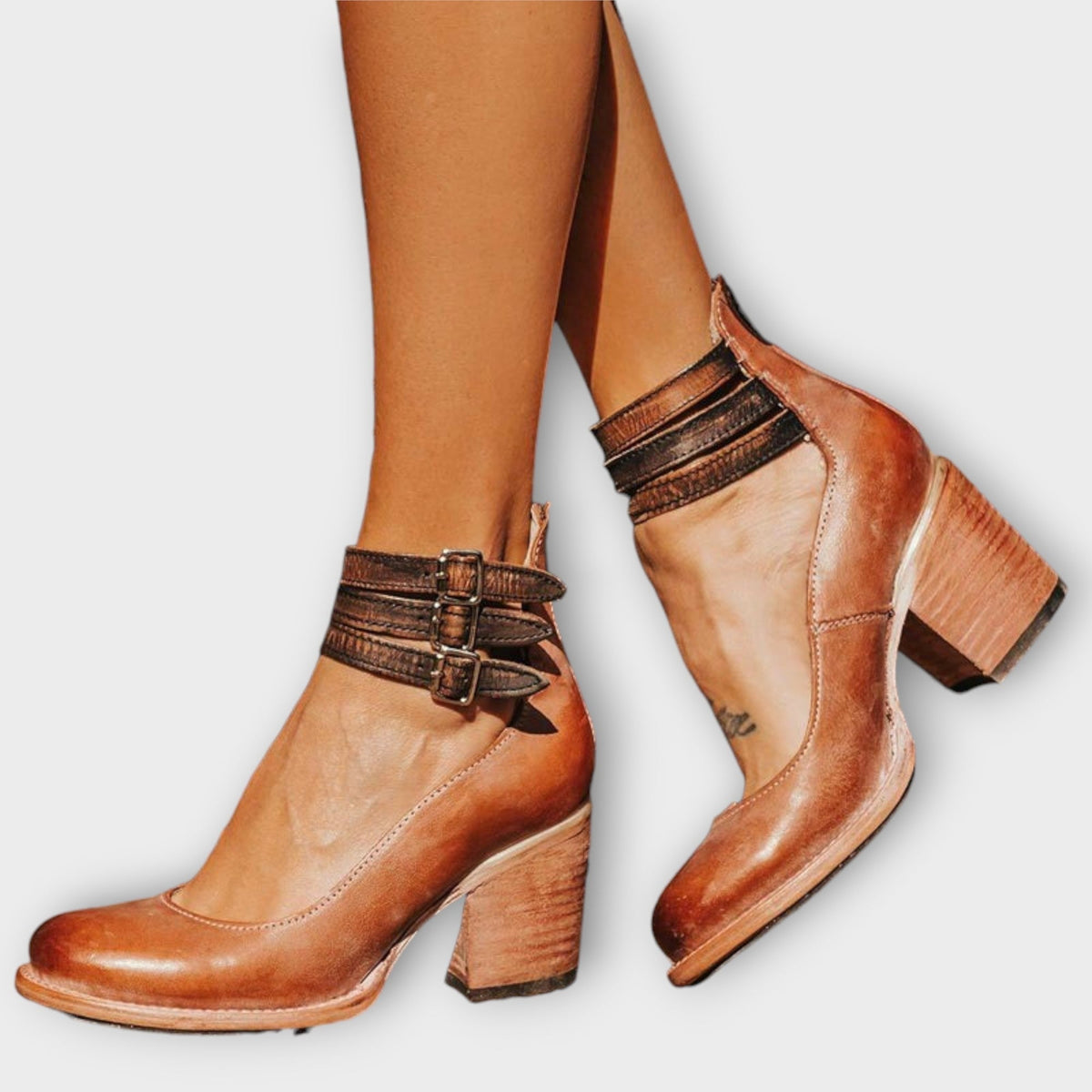 Bella - Stylish Strapped Boots