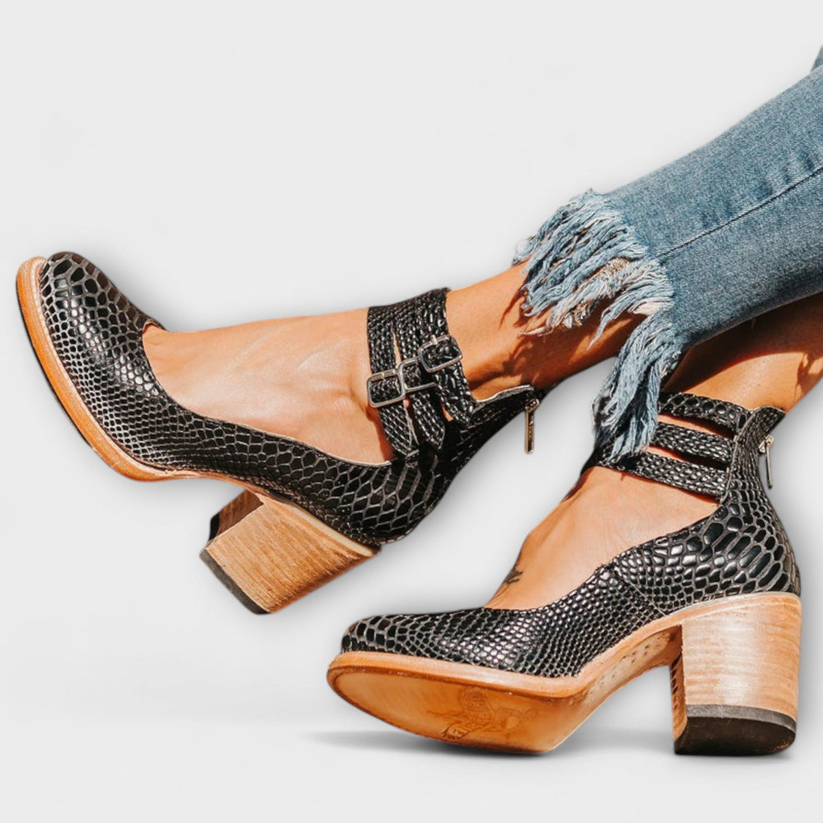 Bella - Stylish Strapped Boots